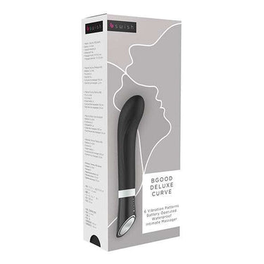 Massaggiatore Silicone Bgood Deluxe Curve Impermeabile, 6 Funzioni